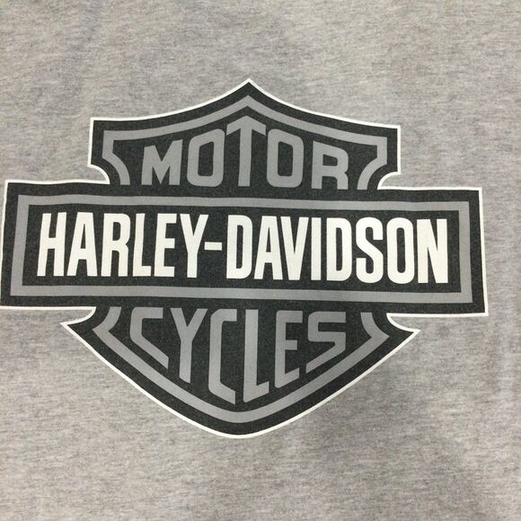 Harley-Davidson T-Shirt Men's Size XL Color Gray Seacoast NH Live Free or Die - Picture 9 of 11
